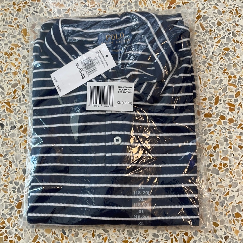 POLO RALPH LAUREN Short Sleeve Striped polo shirt XL